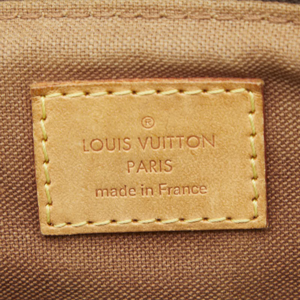 LOUIS VUITTON Authentic Brown Monogram Leather Shoulder Bag - Picture 12 of 15